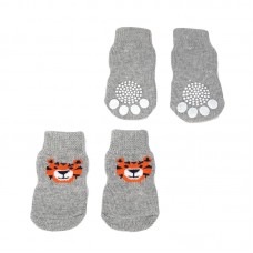 Носки для собак 2305CGSL1479 с нескользящими накладками согревающие Тигр S Носки для собак 2305CGSL1479 с нескользящими накладками согревающие Тигр S