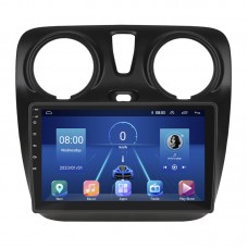 Штатная магнитола Lesko для Dacia Sandero II ver 2 2012-2016 экран 9" 6/128Gb 4G Wi-Fi GPS Top