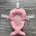 Матрасик коврик для ребенка в ванночку с креплениями Bestbaby 340 Pink Shark