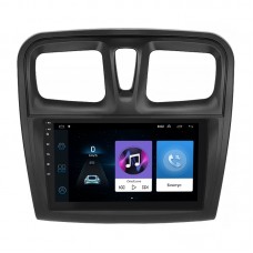 Штатная магнитола Lesko для Renault Logan II Рестайлинг ver 2 2018-н.в экран 9" 1/16Gb Wi-Fi GPS Base
