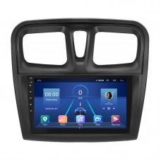 Штатная магнитола Lesko для Dacia Logan II 2012-2016 экран 9" 2/32Gb 4G Wi-Fi GPS Top