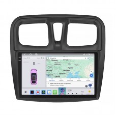 Штатная магнитола Lesko для Renault Sandero II Рестайлинг 2018-н.в экран 9" 4/64 QLED CarPlay 4G Wi-Fi GPS 360 Prime Штатная магнитола Lesko для Renault Sandero II Рестайлинг 2018-н.в экран 9" 4/64 QLED CarPlay 4G Wi-Fi GPS 360 Prime