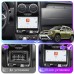 Штатная магнитола Lesko для Renault Duster I Рестайлинг 2015-2021 экран 9" 4/64 QLED CarPlay 4G Wi-Fi GPS 360 Prime