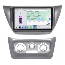 Штатная магнитола Lesko для Mitsubishi Lancer Evolution VII 2001-2003 экран 9" 4/64 QLED CarPlay 4G Wi-Fi GPS 360 Prime