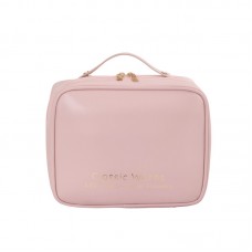 Органайзер косметичка BK-HZB-12 для хранения косметики компактный бьюти бокс переносной на молнии и с ручкой Pink Органайзер косметичка BK-HZB-12 для хранения косметики компактный бьюти бокс переносной на молнии и с ручкой Pink