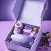 Подарочный Spa Box 0222 23*23*10.5 см из 6 предметов термостакан+алмазное мыло+бомбочка для ванны+соль для ванны+ароматическая свеча+открытка Violet