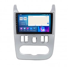 Штатная магнитола Lesko для Dacia Logan I ver 2 2008-2012 экран 9" 4/64Gb CarPlay 4G Wi-Fi GPS Prime