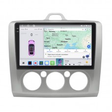 Штатная магнитола Lesko для Nissan Murano II (Z51) 2007-2010 экран 9" 4/64 QLED CarPlay 4G Wi-Fi GPS 360 Prime