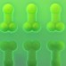Силиконовая форма для льда CUMENSS фигурна пенисы Green Силиконовая форма для льда CUMENSS фигурна пенисы Green