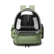 Рюкзак-переноска для кошек Taotaopets 251103 Panoramic с прозрачным окном Green
