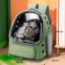 Рюкзак-переноска для кошек Taotaopets 251103 Panoramic с прозрачным окном Green Рюкзак-переноска для кошек Taotaopets 251103 Panoramic с прозрачным окном Green