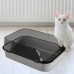 Туалет для кошек с лопаткой Taotaopets 221120 40*28*16 cm Gray