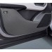 Защитные накладки на низ дверей для BYD Yuan UP 4 шт из углеродного волокна