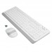 Комплект (клавіатура, миша) бездротовий A4Tech FG1010 White