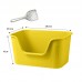 Туалет лоток для кошек с лопаткой Taotaopets 262207 Yellow Туалет лоток для кошек с лопаткой Taotaopets 262207 Yellow