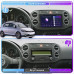 Штатная магнитола Lesko для Volkswagen Golf Plus II 2009-2014 экран 9" 1/16Gb Wi-Fi GPS Base