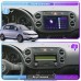 Штатная магнитола Lesko для Volkswagen Golf Plus II 2009-2014 экран 9" 4/32Gb 4G Wi-Fi GPS Top