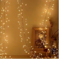 Светодиодная гирлянда Роса ali-702623591322 теплый свет USB с пультом управления декоративные украшение  9 м 300 led