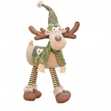 Новогодняя фигурка под елку YH259903 новогодний олень 55 см рождественская мягкая игрушка Green