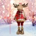Новогодняя фигурка под елку YF201897A  новогодний олень 68 см рождественская мягкая игрушка Red