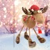 Новогодняя фигурка под елку YF201899  новогодний олень 45 см рождественская мягкая игрушка Red