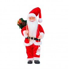 Новогодняя фигурка под елку YJ28003 Санта Клаус 30 см рождественская мягкая игрушка Red