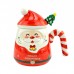 Рождественская чашка "Merry Christmass" Санта JJX001 кружка в форме Санты с ложечкой в подарочной упаковке Red