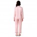 Комплект женской пижамы 806 Розовый рубашка с длинным рукавом и штанами одежда для дома L Комплект женской пижамы 806 Розовый рубашка с длинным рукавом и штанами одежда для дома L