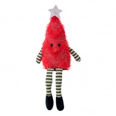 Рождественская игрушка Елочка A16  новогодний декор Red