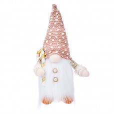 Новогодняя игрушка Рождественский Гном светящийся А9-9 30*10 Beige