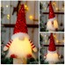 Новогодняя игрушка Рождественский Гном A1 светящийся 30*10 Red