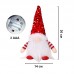 Новогодняя игрушка Рождественский Гном A1 светящийся 30*10 Red