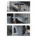Домик когтеточка для кошек TM100 царапка с игровым комплексом 133 см Gray