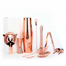 Подарочный набор для бара KM-TZS1 11 предметов барный инвентарь из нержавеющей стали Copper