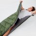 Спальный мешок для туризма 0021 210*75 см Green  0,95 кг