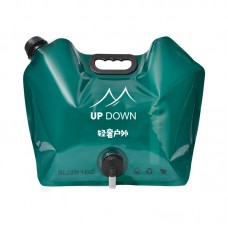 Канистра пакет для воды Up Down UD-SD201 туристическая с краном 8л складная пищевая Green