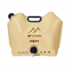 Канистра пакет для воды Up Down UD-SD201 туристическая с краном 8л складная пищевая Sand Khaki