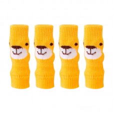 Наколенники для собак 2305CGSL1479 вязаные носки Медведь Желтый S