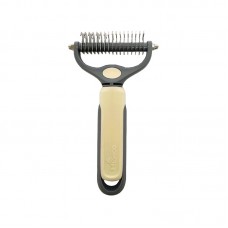 Колтунорез Taotaopets 04A4414 для удаления подшерстка шерсти для собак и кошек Yellow