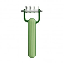 Колтунорез Taotaopets 095530 для удаления подшерстка шерсти для собак и кошек Green