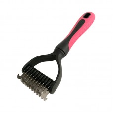 Колтунорез с широким зубом DT1393 для кошек и собак small Red