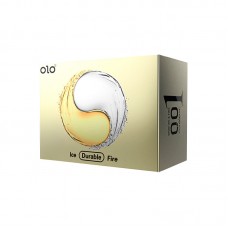 Презервативы ультра тонкие OLO 0.01 Ice and Fire с гиалуроновой кислотой термоэффектом пролонгирующим эффектом 10 шт