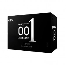 Презервативы ультратонкие OLO 0.01 Hyaluronic acid Feeling Ultrathin с гиалуроновой кислотой возбуждающие с разогревающим эффектом 10 шт