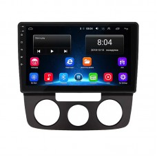 Штатная магнитола Lesko для Volkswagen Golf V Manual AC 2003-2008 экран 10" 2/32Gb Wi-Fi GPS Base