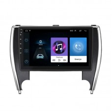 Штатная магнитола Lesko для Toyota Camry (USA) VII (XV50) Рестайлинг 2015-2017 экран 10" 1/16Gb Wi-Fi GPS Base