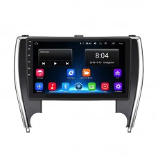 Штатная магнитола Lesko для Toyota Camry (USA) VII (XV50) Рестайлинг 2015-2017 экран 10" 2/32Gb Wi-Fi GPS Base