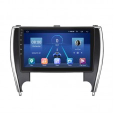 Штатная магнитола Lesko для Toyota Camry (USA) VII (XV50) Рестайлинг 2015-2017 экран 10" 4/64Gb 4G Wi-Fi GPS Top