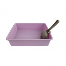Туалет для кошек с лопаткой Taotaopets 263303-2 кошачий лоток Purple