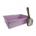 Туалет для кошек с лопаткой Taotaopets 263303-2 кошачий лоток Purple
