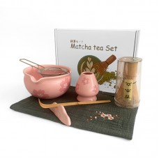 Набор Mavanto 5645 для приготовления чая матча 7 предметов Pink